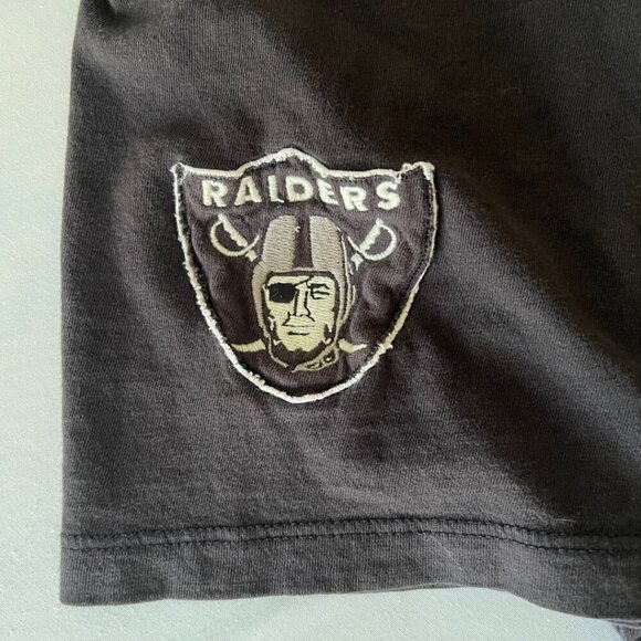 '47 NFL Raiders Black Logo T-Shirt XXL - Picture 4 of 5